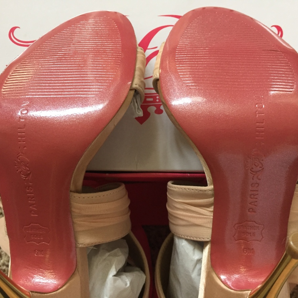 Paris Hilton Champagne Pink/Champagne Selene Heels - Picture 5 of 8
